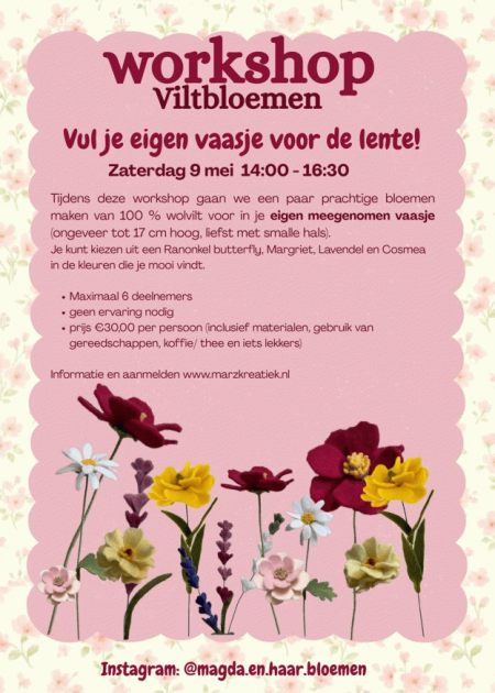 Viltbloemen Lente
