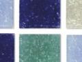 Mozaiek Glas 1x1cm Blauwtinten