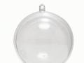 Plastic Bal  Transparant 10cm