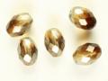 Glasparel Facet 13x10mm Bruin