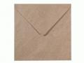 Enveloppen Kraft 16x16cm 25stuks