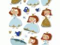 MD Puffy 3D Stickervel Prinses