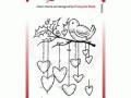 WW Clear Stamps Hanging Hearts