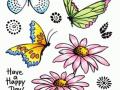 SD Clear Stamp Hello Butterfly